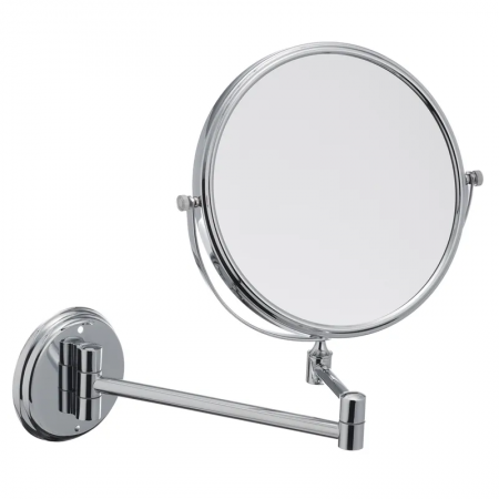 Зеркало косметическое LR6108 200х200 с увеличением настенное (ZX2712)